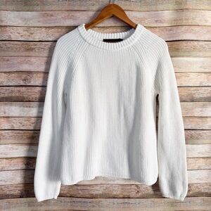 Jenni Kayne White Crew Neck Sweater